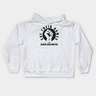 say their names Kids Hoodie